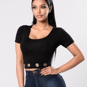 Choose Me Top - Black